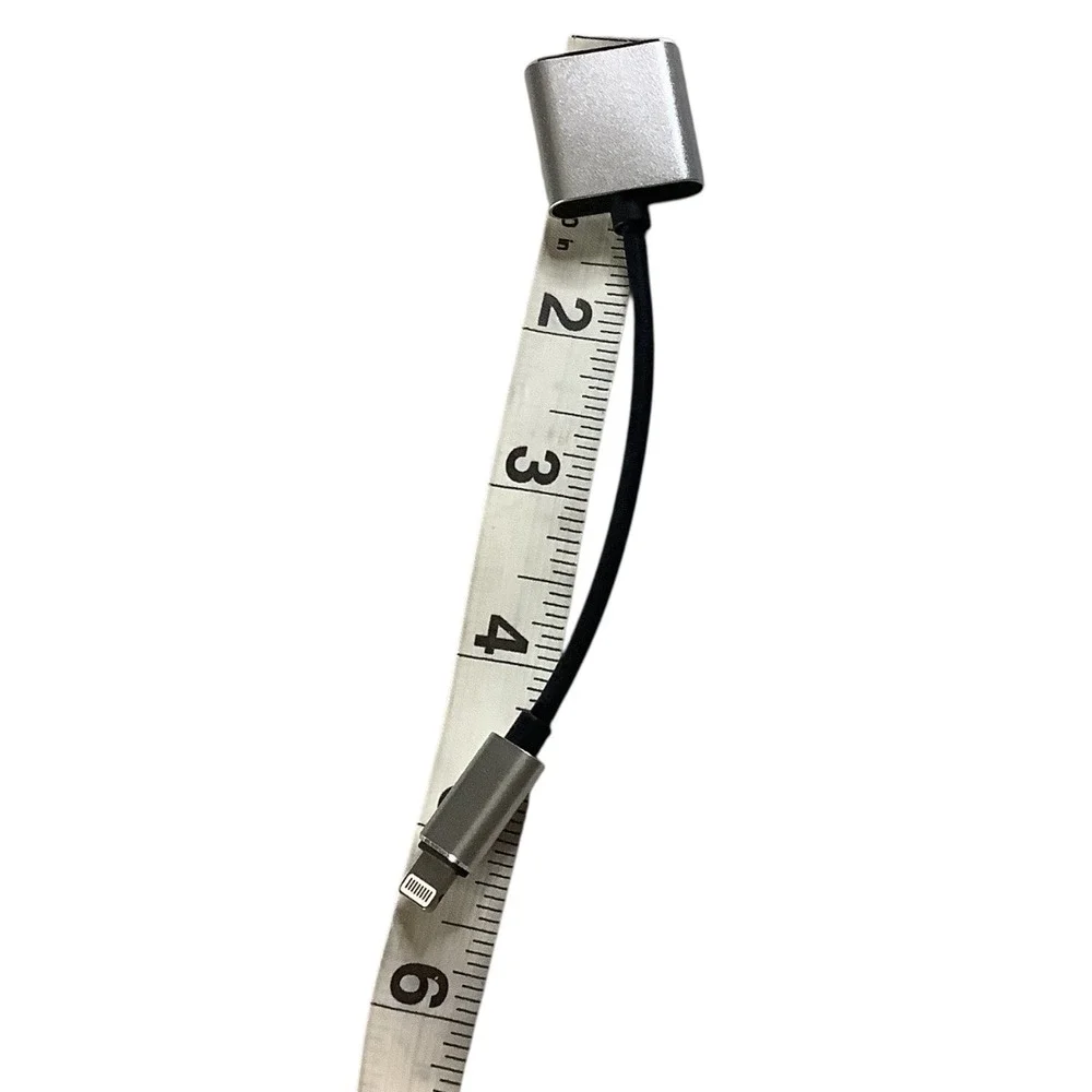 Iphone Dual Lightning Headphone Splitter 2in1 Audio‎ Charge Adapter Dongle Jack